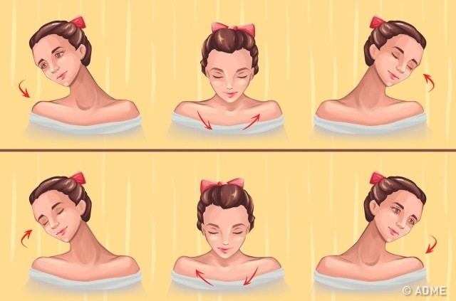 6 упражнений, которые снимут боль в шее - «Здоровье»
